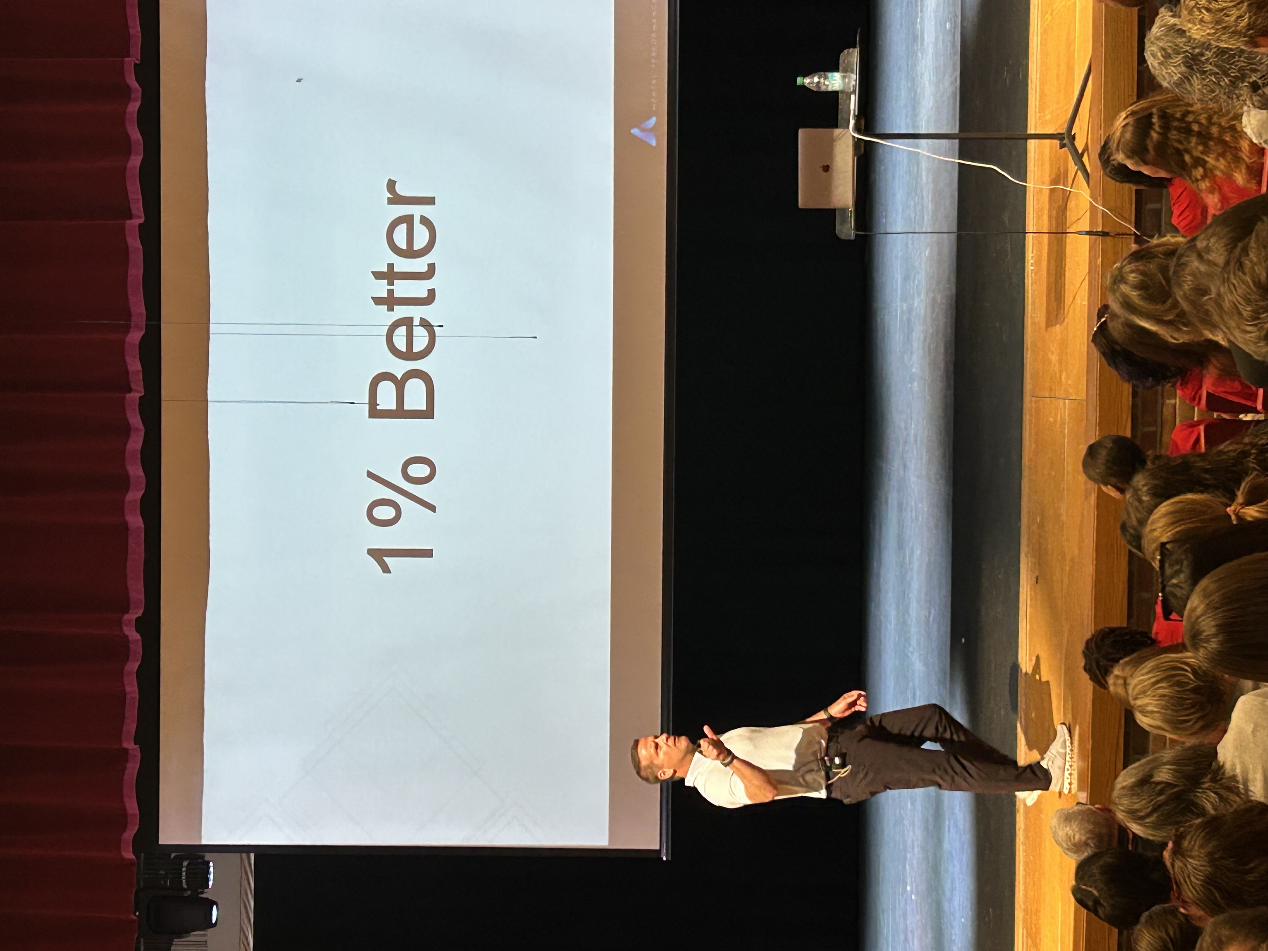 Kevin Guzzo presenting a Calallen Softball mental performance session